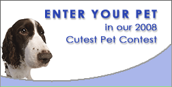 Enter your pet in our Cutest Pet Contest